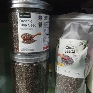 Organic Black Chia Seed 500Gr Premium Rasa Nikmat Dijamin Bersih Higienis
