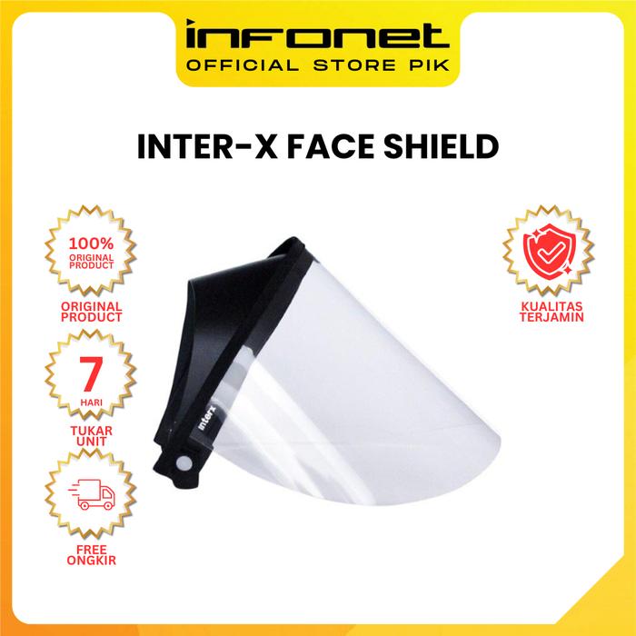 Gambar Face Shield InterX - Untuk Dewasa & Anak - Large dari Infonet Official Store Kota Administrasi Jakarta Utara Tokopedia