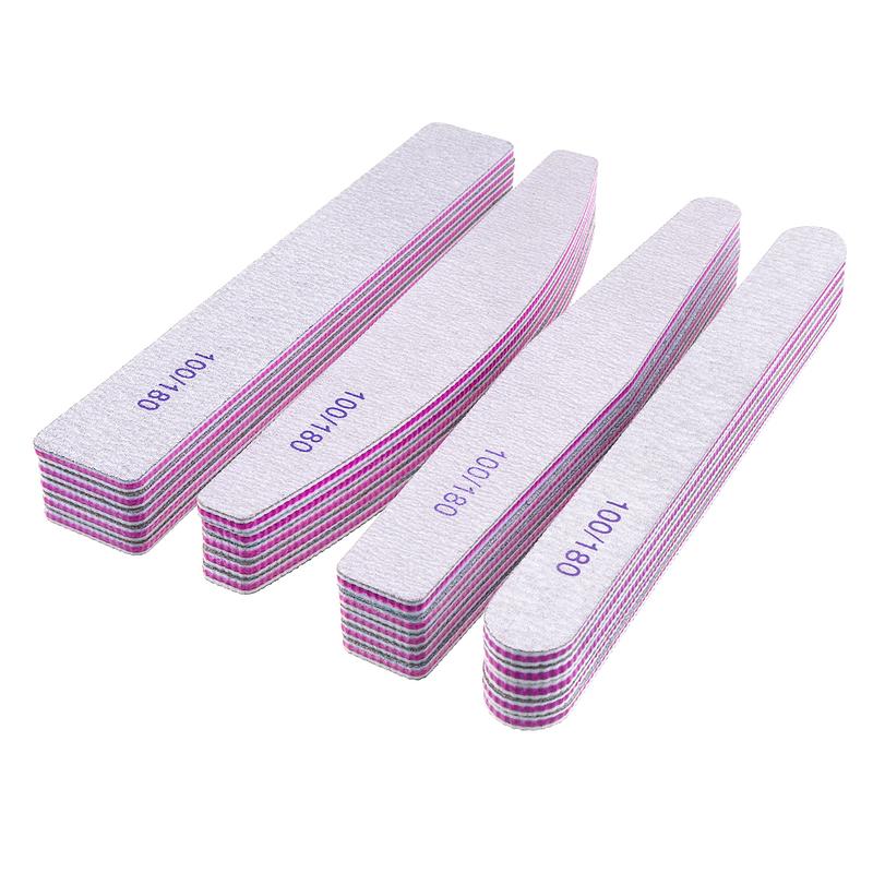 Dũa Móng Tay Giấy Nhám, Độ Nhám Chanh, Chà Nhám Hai Mặt, Thích Hợp Cho Gel UV, Tiệm Làm Móng, Dụng Cụ Làm Móng Tự Làm, Đáp Ứng Tiêu Chuẩn Salon, 100 / 180 Độ 3
