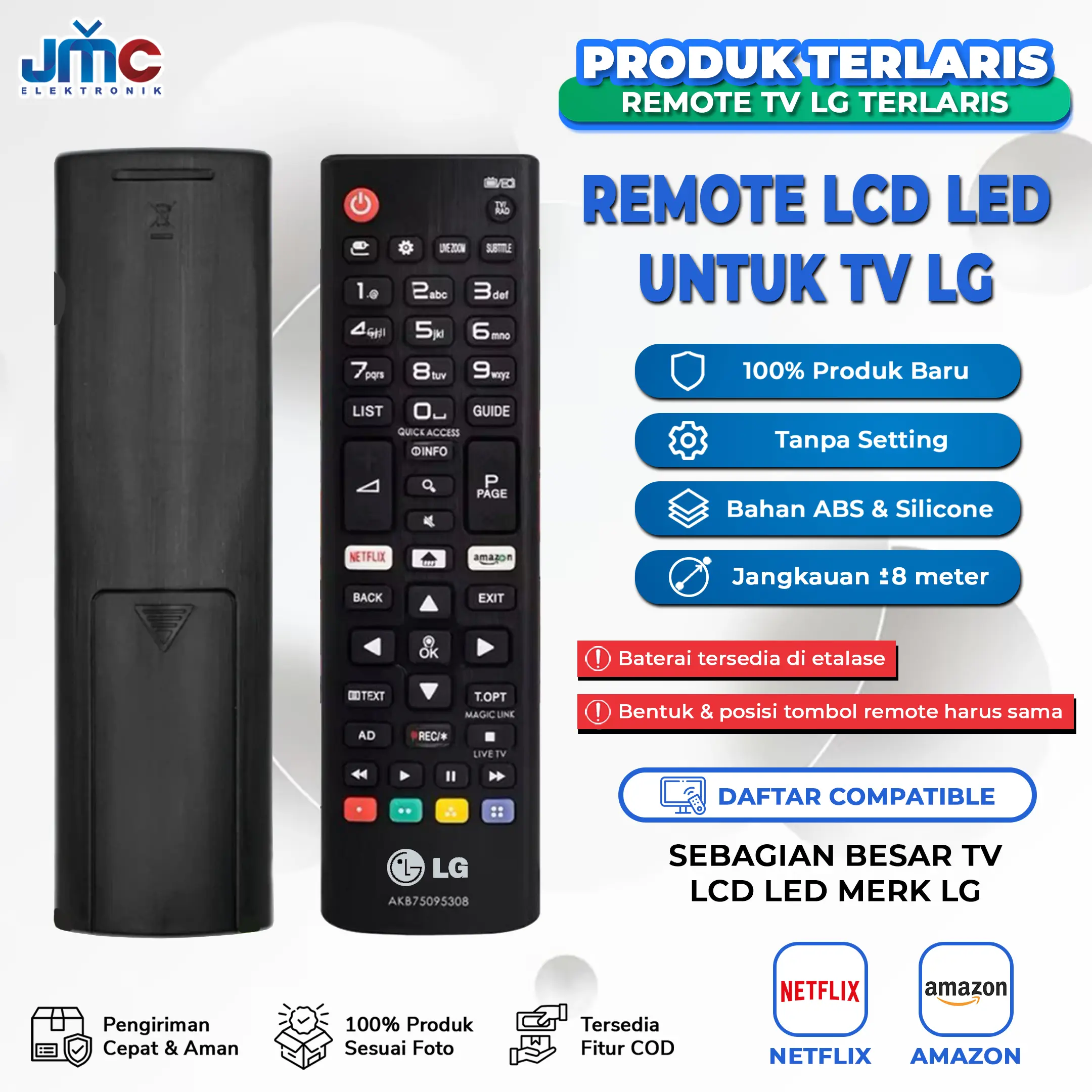 REMOT / REMOTE TV for lg AKB75095308