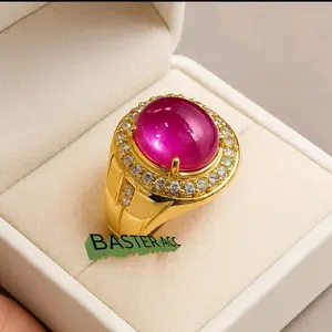 CINCIN BATU PINK RUBY BANGKOK SIAP PAKAI