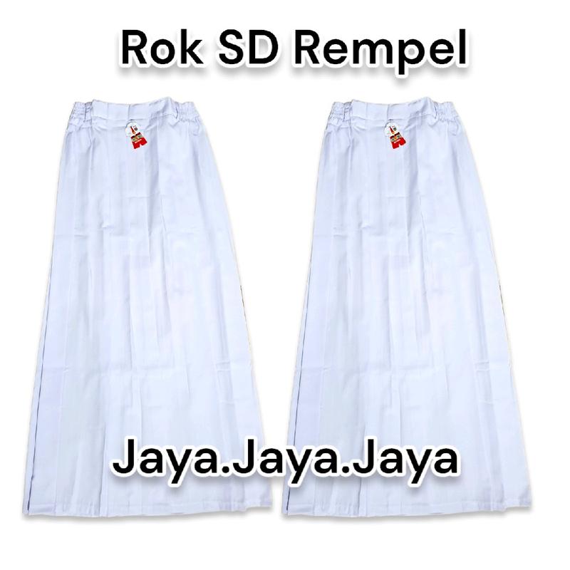 Rok SD Merah Panjang Rempel Seragam Sekolah Anak Perempuan 3