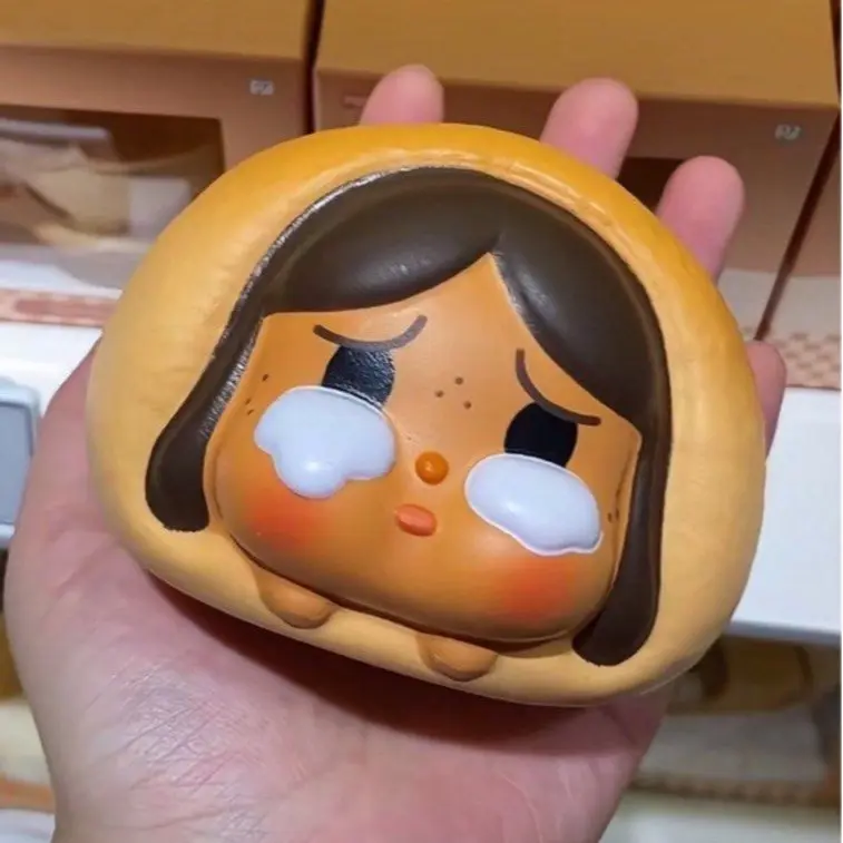 PopBean Baked Bread Crybaby Squishy Cute Fluffy 1