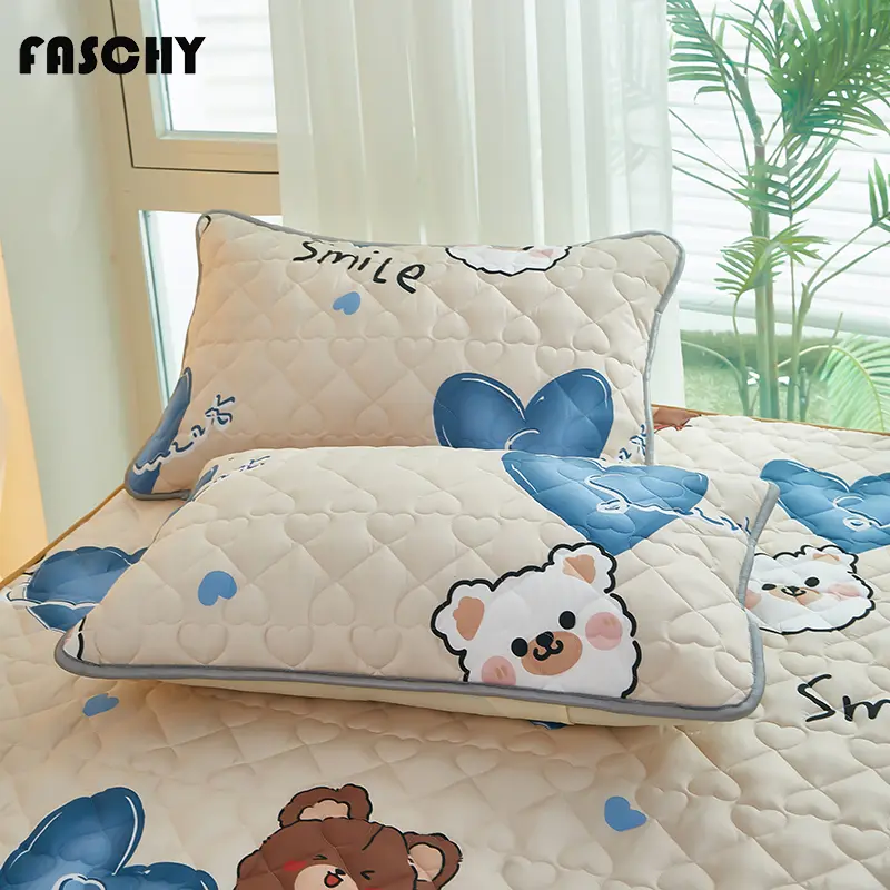 FASCHY Waterproof Pillowcase 9 Colors,Multi-pattern Pillow Case,Solid Color Pillow Cover