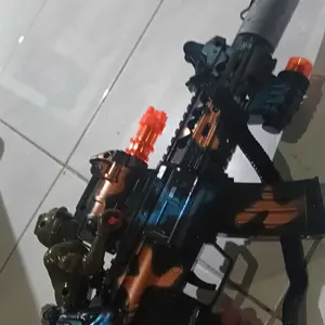 MAINAN ANAK TEMBAKAN EFEK ASAP SUARA DINAMIS LAMPU TEMBAKAN MENGELUARKAN ASAP