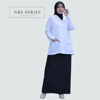 Gambar NRS Series - Baju PDH Putih Seragam Dinas PNS Wanita - hitam putih set rok, S dari NRS Series_NEW Kab. Tasikmalaya 5 Tokopedia