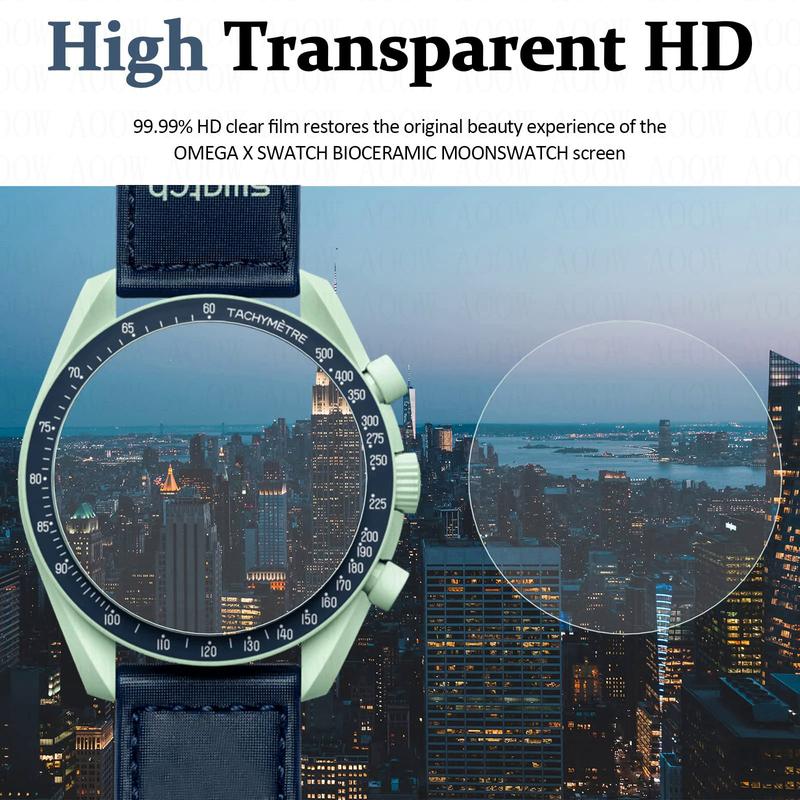 Product Introduction of 5PCS Screen Protector for Omega X Swatch MoonSwatch Planet Watch Soft Clear Full Cover TPU Hydrogel Protective Film Not Glass 2