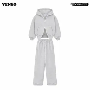 ONESET BOXY ZIPPER POLOS MISTY hoodie sweater boxy double zipper pria wanita unisex fleece tebal sweatpants