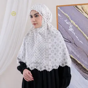 Arshaka 786 - Bergo Dewasa Motif Hijab Kerudung Mewah Arumi Series Hijab Syari Wanita Muslim