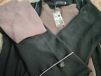 Product Review of ZARQA - Luna Gamis 2 | Abaya gamis sisesa Two Tone List Bisban Polos Muslim Turki Dewasa Remaja Lebaran terbaru 2025 Crinkle Mewah Maxi abaya santri Airflow Simple from h**a 2