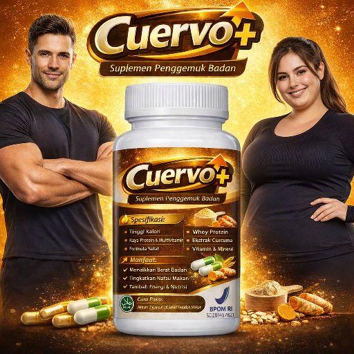 CUERVO SUPLEMEN PENGEMUK BADAN/BPOM HALAL ORIGINAL 100%