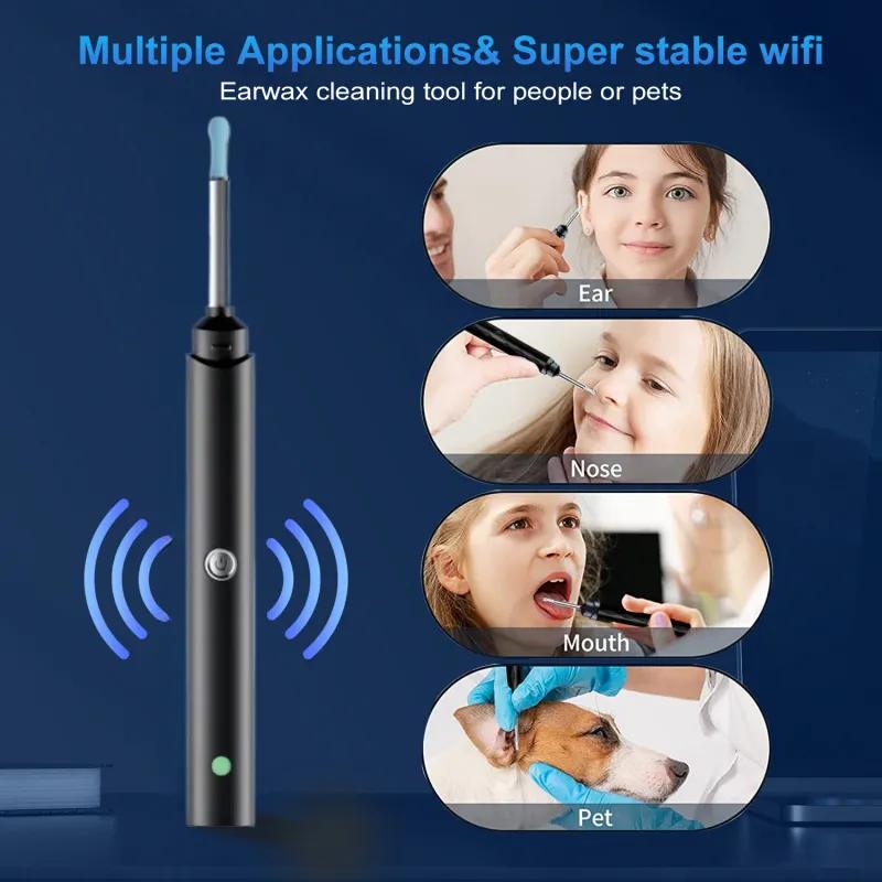 2025 KAKIMI Newest Alat Pembersih Telinga KorekKuping Kamera LED smart Visual Ear Stick WIFI waterproof Kotoran Removal Dilengkapi dengan empat tusuk telinga Cleaning korek kuping kamera alat pembersih telinga 2025 KAKIMI Newest Alat Pembersih Telinga KorekKuping Kamera LED smart Visual Ear Stick WIFI waterproof Kotoran Removal Dilengkapi dengan empat tusuk telinga Cleaning korek kuping kamera alat pembersih telinga