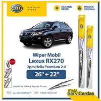 Gambar Wiper Mobil LEXUS RX270 26" + 22" (2pcs) - HELLA Premium 2.0 dari Hella Indonesia Official Store Kota Administrasi Jakarta Pusat 1 Tokopedia