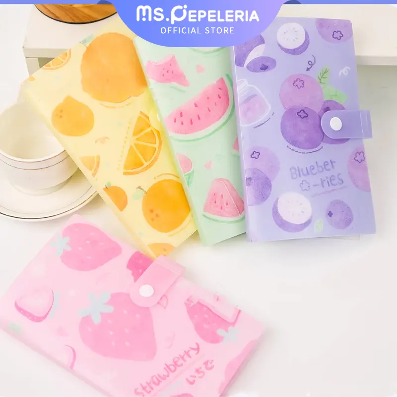 kolbuk photocard 120/240 Slot /album foto polaroid 2r/album photocard tempat photocard motif buah lucu-Ms.Pepeleria albumfoto kenangan kolbuk photocard