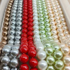 Mutiara shell bulat size 10 mm