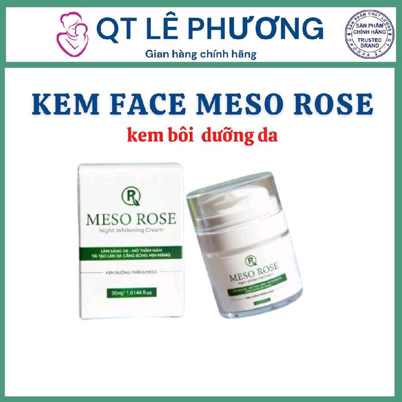 Kem Face Meso Rose hỗ trợ dưỡng da mờ thâm ,dưỡng trắng da