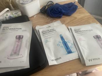 Product Review of [GL BEAUTY] Combo 10 Mặt Nạ Wonjin Effect Concentrated Essence Mask Cấp Ẩm, Dướng Sáng, Chống Lão Hoá 30gx10 from H**🍀 0