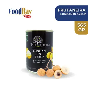FRUTANEIRA - Longan in Syrup 565 Gr / Buah Kelengkeng dalam Kaleng Sirup
