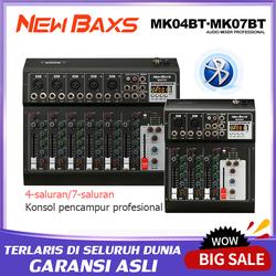 Mixer Audio Bluetooth F-4A 4 Canali - Piccola Console DJ Con Scheda Audio