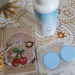 Living (0.00 s/d -4.00) Mysticeyes Softlens Minus 14.5mm Soflen Minus  lensa kontak berwarna Softlens minus softlens Grey Brown