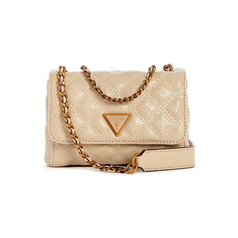 GIULLY MINI 2 COMP CONVERTIBLE FLAP - TAS GUESS ORIGINAL WANITA 0