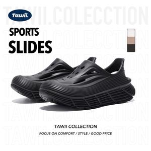 Tawii. Slides EVA Sandals For Men Slip-on Shoes Soft and Thick 4CM Trendy Sports Sandals Waterproof