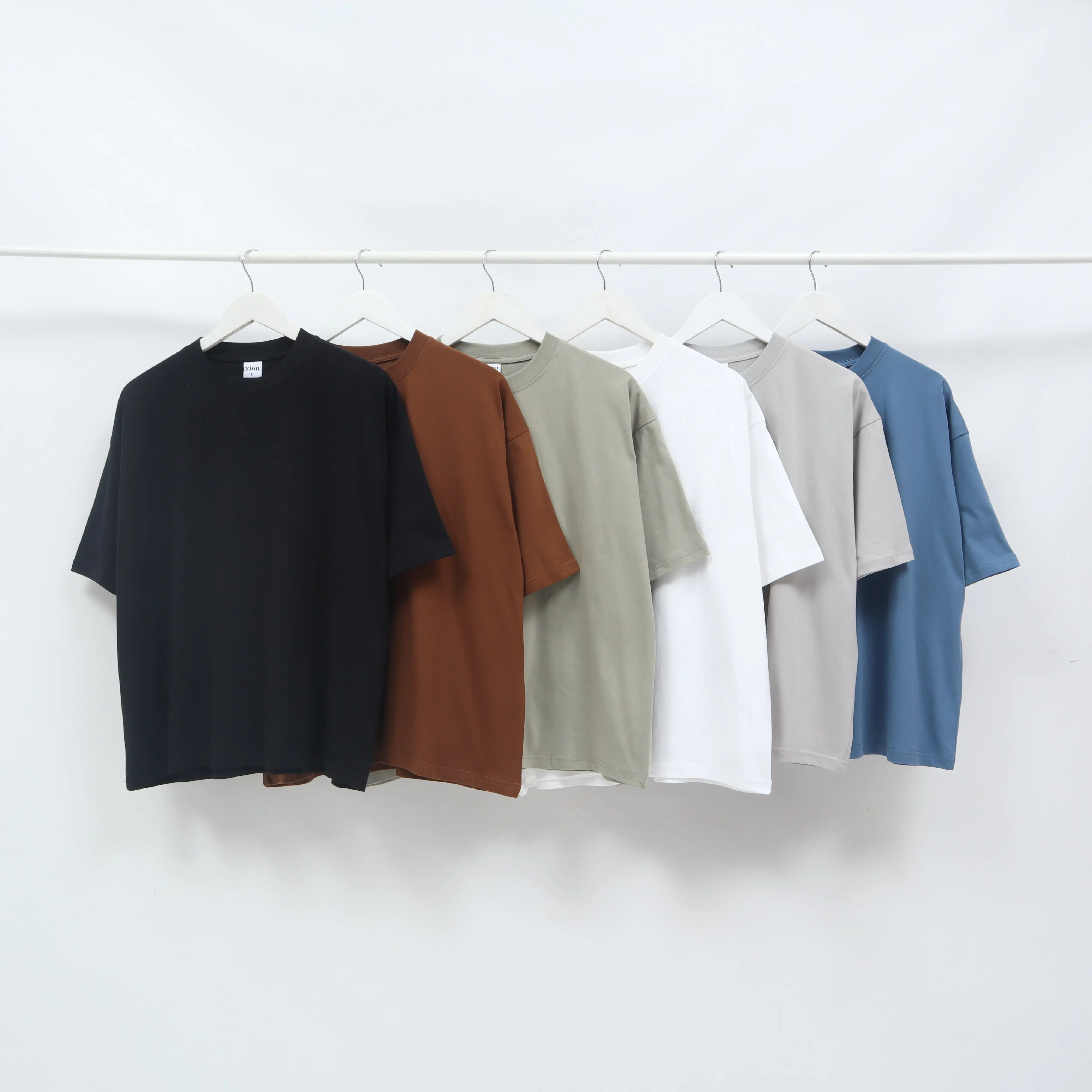 ZION Kaos Polos Oversized Boxy 100% Cotton Combed 24s Basic