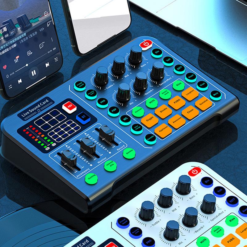 Live Sound Card Studio Record Professional Soundcard Bluetooth - TikTok ...