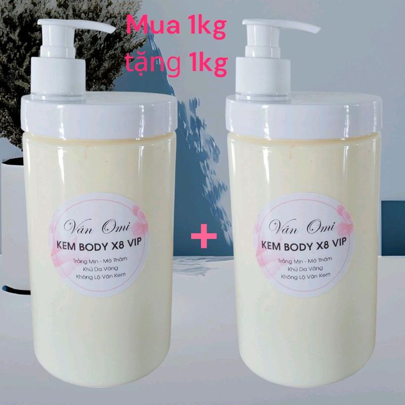 {GIÁ SỈ MUA 1KG+TẶNG 1KG} 2KG KEM BODY CẤY TRẮNG MẠNHH X8 VIP-CHĂM SÓC DA LÀM ĐẸP DA
