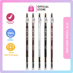 Pensil Alis IMPLORA dengan Formula Anti Air Eyebrow Pencil