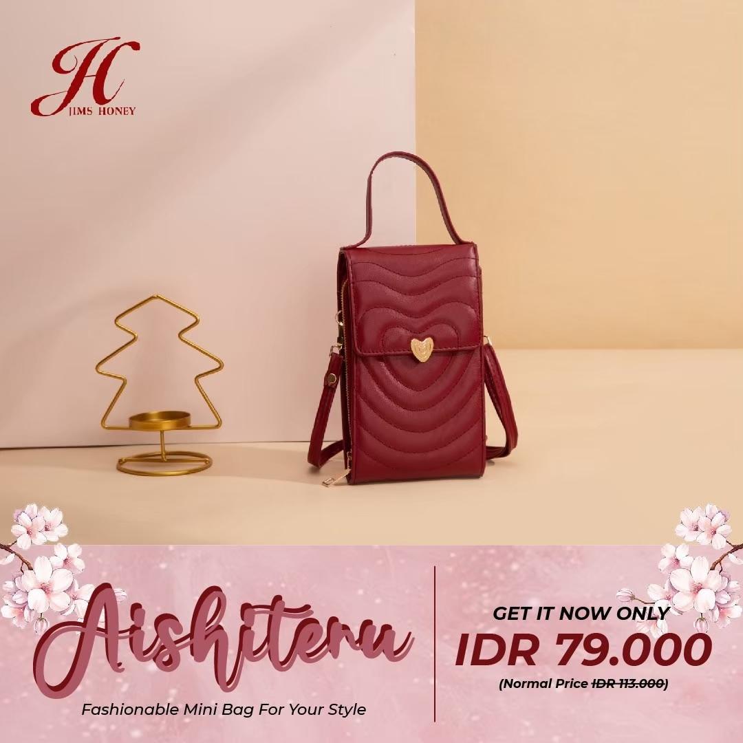 JIMS HONEY TAS KECIL WANITA AISHITERU MINI BAG