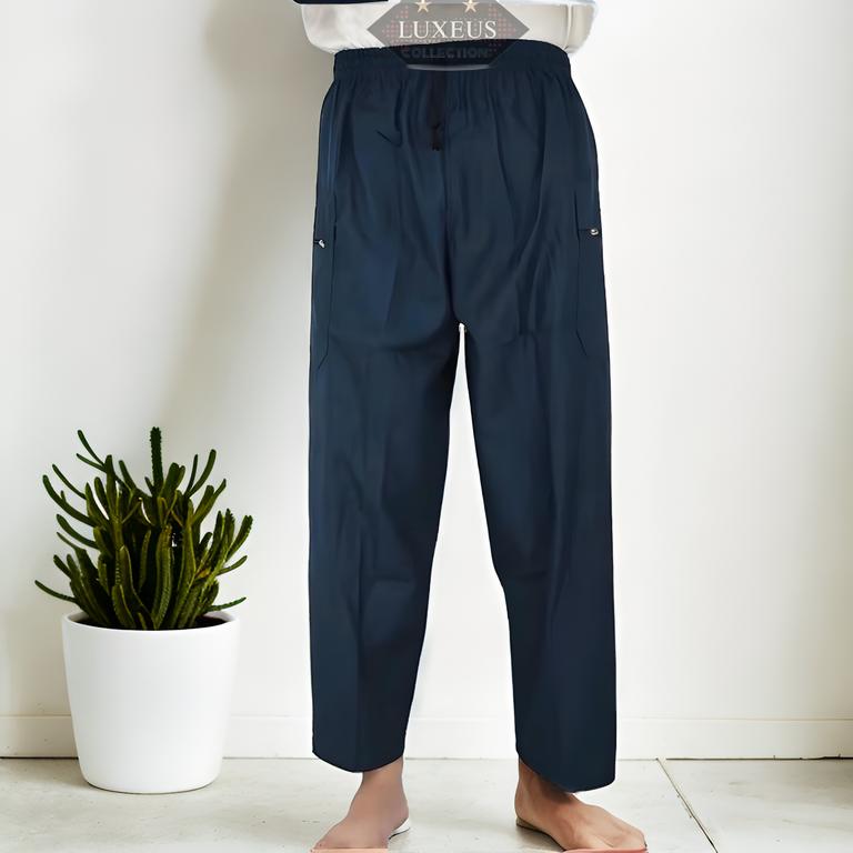 Celana Sirwal Pria Dewasa Casual Umroh Haji Casual  L XL XXL Komprang Jumbo Ukuran Besar Panjang Katun 3