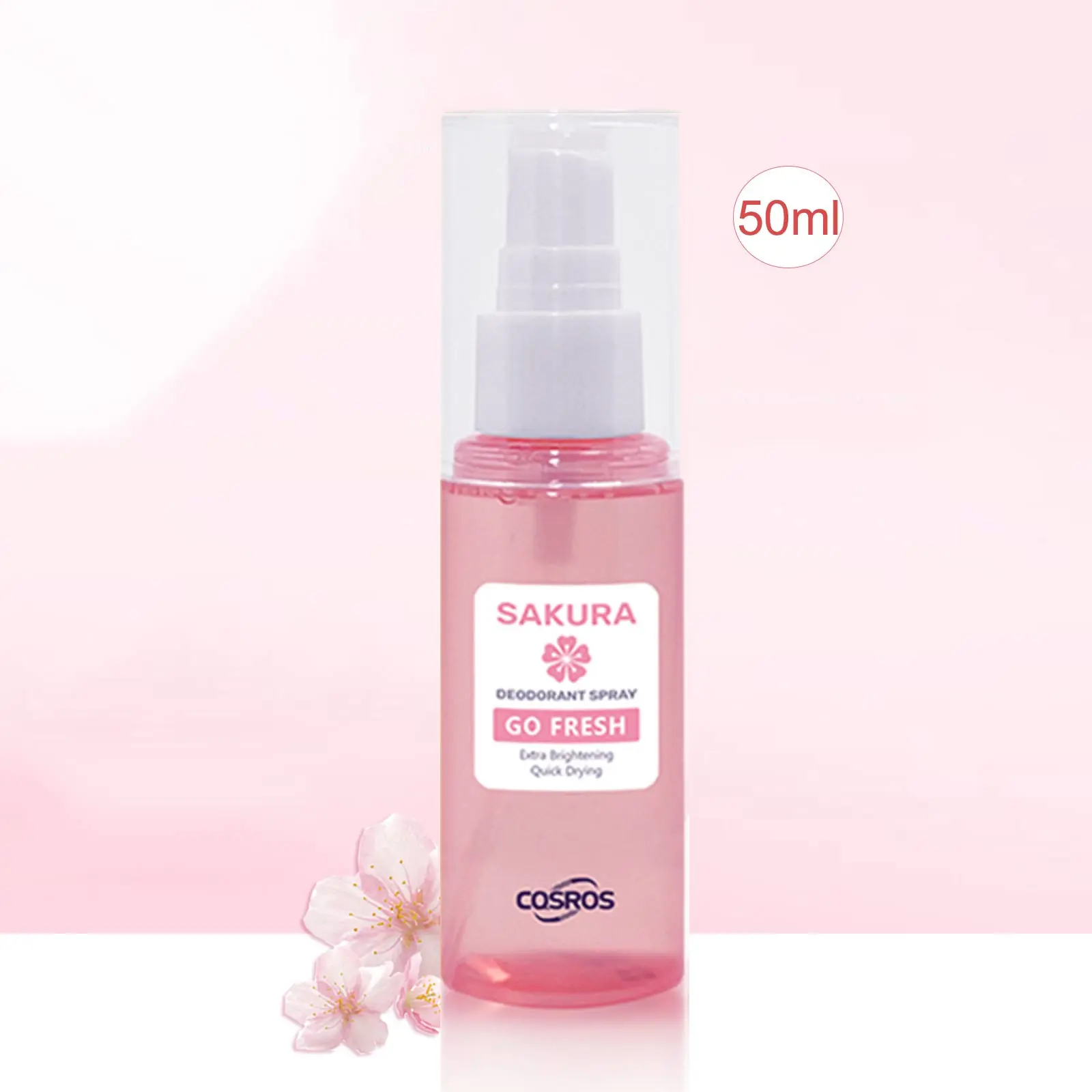 Sakura Underarm Deodorizing Antiperspirant Spray 50ml Brightens Underarms  Fragrance