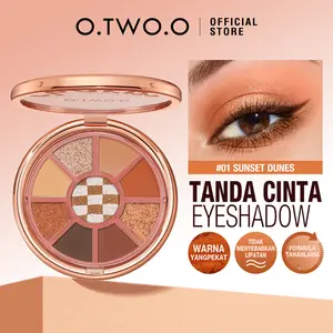 O.TWO.O Velvety Smooth Texture Long-lasting High Pigmented Love Mark Eyeshadow Palette