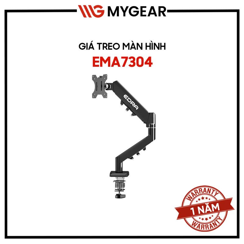 Giá treo màn hình - Arm EDRA / Ergotek EZ90 Trắng/Đen (24" – 30") - New