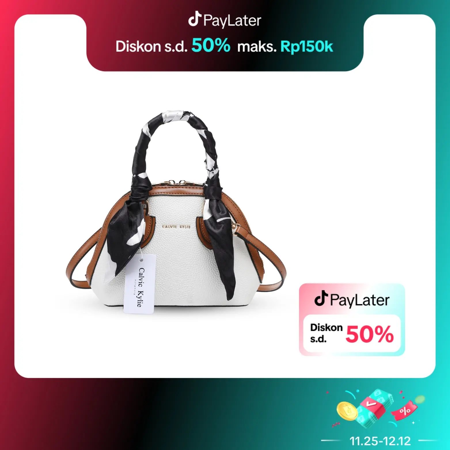 CALVIC KYLIE - Tas tangan / Tas selempang wanita / Shoulder bag wanita / Tas mini bag / Tas wanita#2656