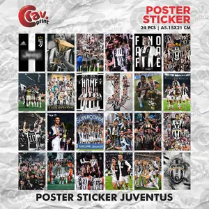 poster sticker club Juventus aesthetic