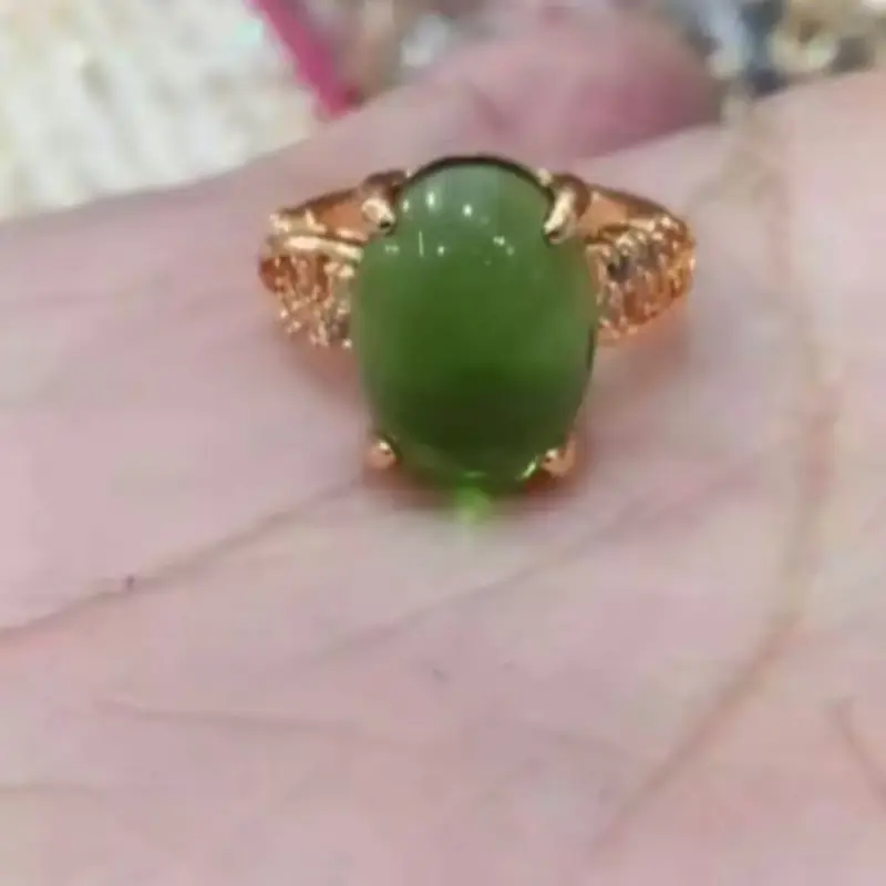 CINCIN BATU GIOK HIJAU ASLI BATU 0
