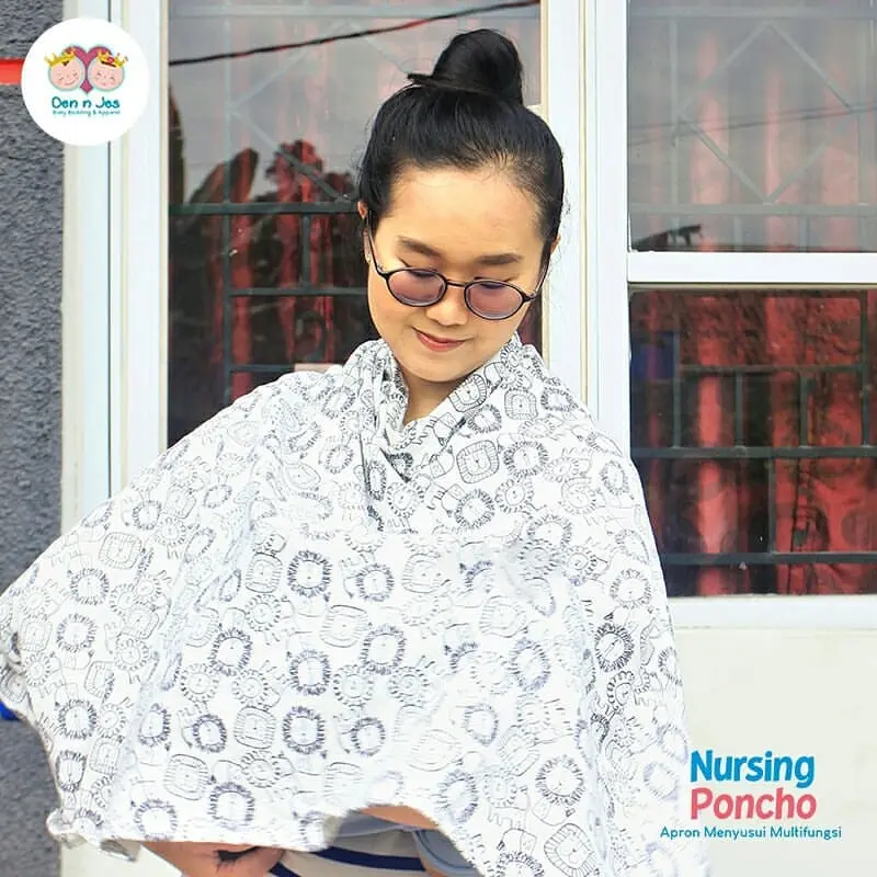 Den N Jes Nursing Poncho | Apron Menyusui / Penutup Menyusui