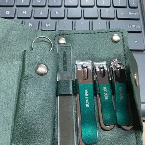 [COD] Gunting Kuku Set 10 in 1 Manicure Set Dengan Desain Anti Berceceran