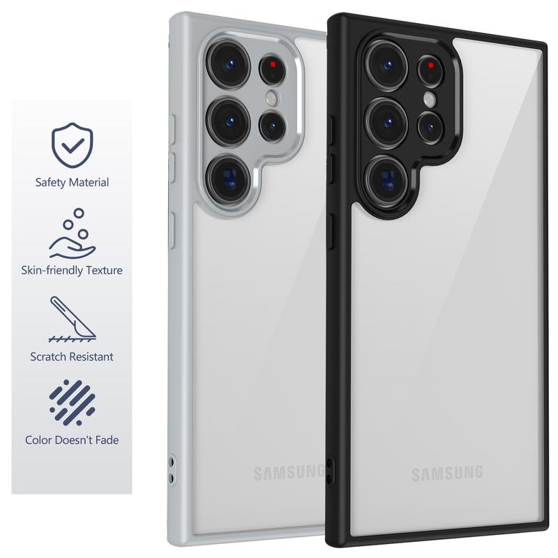 Ốp Điện Thoại Thích Hợp Cho Samsung, Thích Hợp Cho S25 Ultra, S24 Fe, S23 Plus, S22 Ultra, S20 Fe, S21 Fe, Galaxy S25, Thiết Kế Đơn Giản, A05S, Chống Sốc, A05S A06 A07 A17 A11 A13 A56 A55 A54 A53 A52S A33 A32 A26 A22 A24 A21S, Ốp Cứng