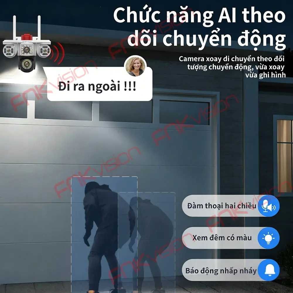 Camera chống nước ngoài trời bền bỉ