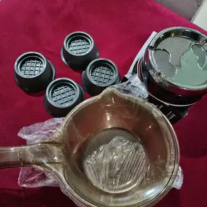 COSY Asbak Putar Tutup / Asbak  Portable Rotation Enclosed / Asbak Stainless Steel Tebal Abu Biru