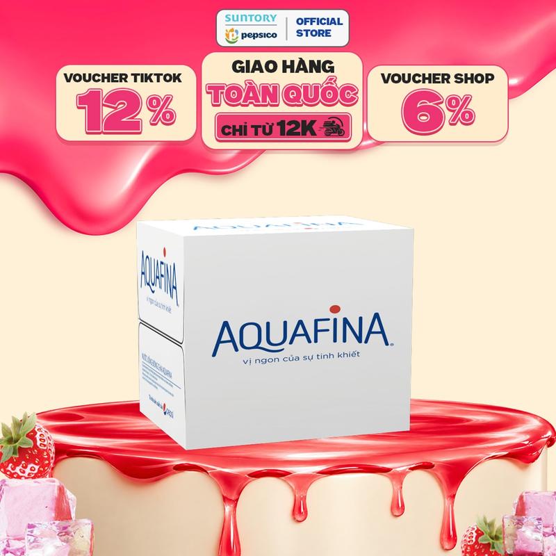 Thùng 4 Chai Nước tinh khiết Aquafina (5L/chai)