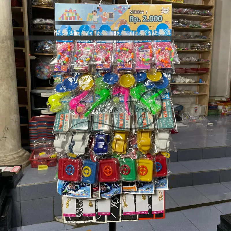 Mainan Renceng Renteng Serba 2000 Isi 60 PCS/Bungkus Mainan Rentengan Warung Toys 4
