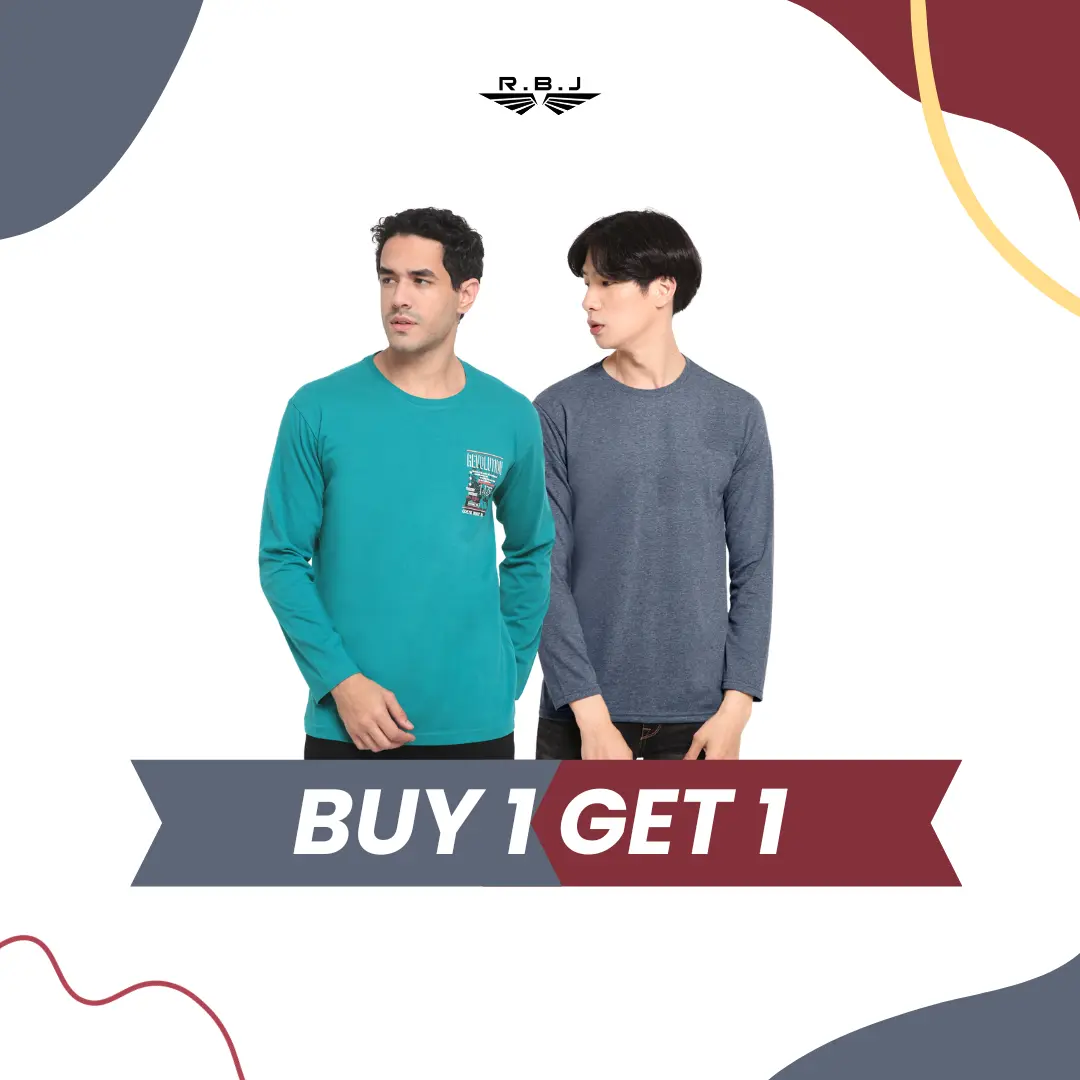 Buy 1 Get 1 RBJ T-Shirt Lengan Panjang