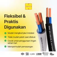 Gambar KITANI - NYLHY 2×0.5 mm² - 100 Meter – Kabel Listrik Tembaga Serabut - Hitam dari Kitani Official Store Kab. Tangerang 3 Tokopedia