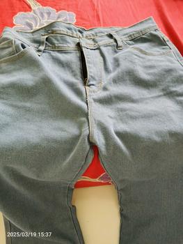 Product Review of Celana cutbray wanita jumbo premium -Celana jeans cutbray jumbo-Highwaist cutbray jeans jumbo Polos. Panjang Stretch Cewek from s**n 0