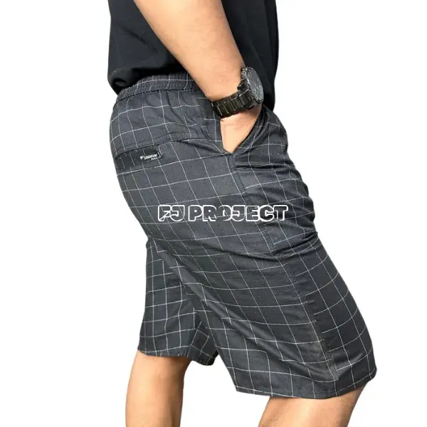 TARTAN PANTS 100rb dapat 4pcs Celana Pendek Pria Dewasa Distro Motif Kotak Trendy Casual Santai 4