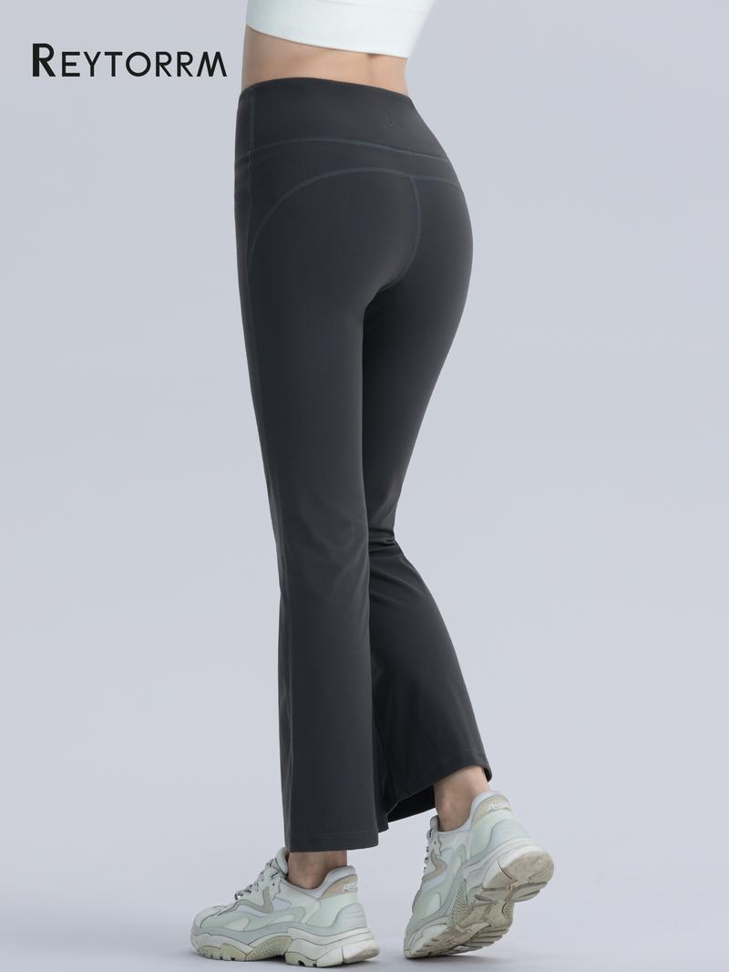 Product Introduction of Reytorrm Legging Sport Celana Yoga Wanita Celana Cutbray Basic Wide Leg High Waist Yoga Pants（CK066) Olahraga Pakaian Outdoor 7